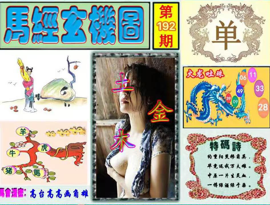 马经玄机